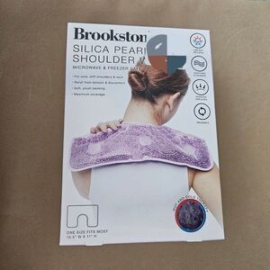 BROOKSTONE Lavender Silica PEARL Shoulder Wrap Gift Holidays Stocking Stuffer